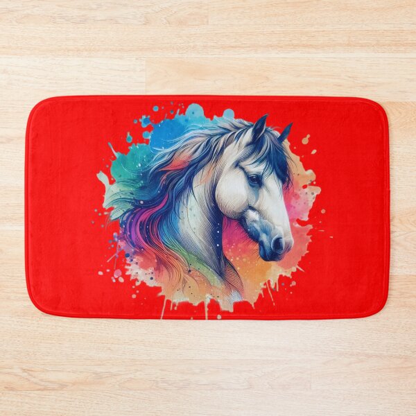 Item preview, A beautiful horse with a colorful background around designed and sold by Marcoshop10.