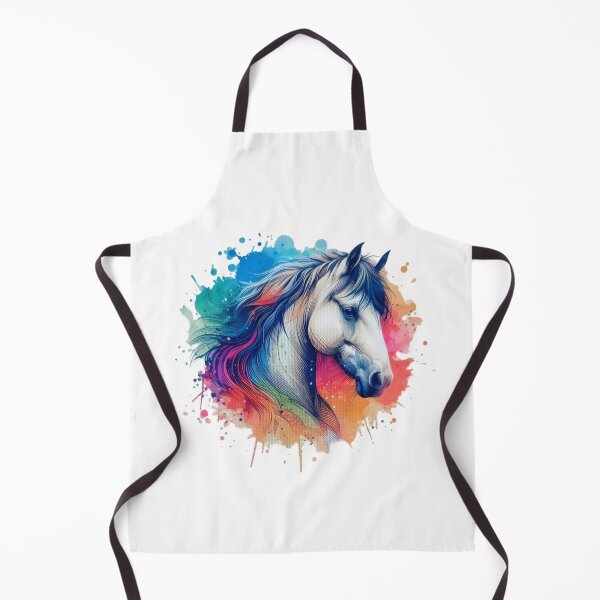 Item preview, A beautiful horse with a colorful background around designed and sold by Marcoshop10.