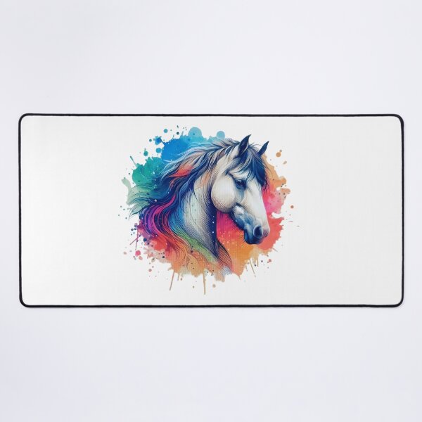 Item preview, A beautiful horse with a colorful background around designed and sold by Marcoshop10.