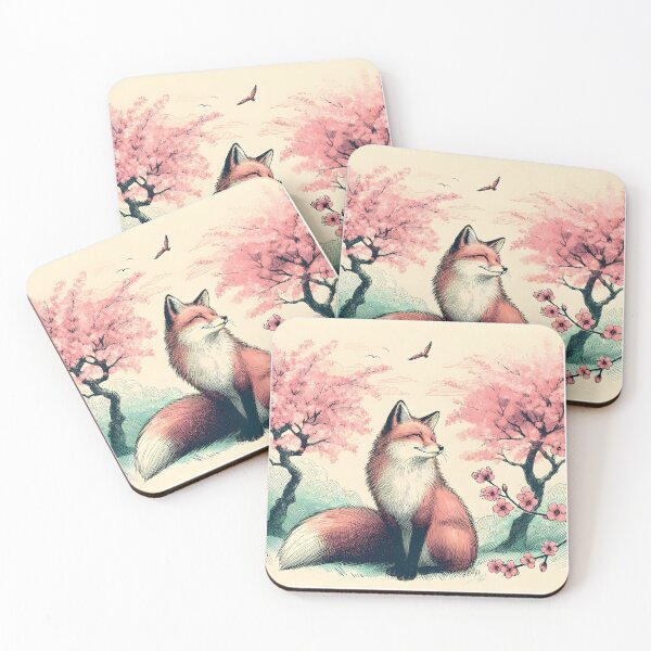 Item preview, Fox in Cherry Blossom Wonderland designed and sold by inkNext.