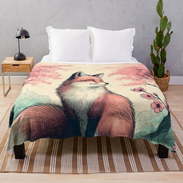 Item preview, Fox in Cherry Blossom Wonderland designed and sold by inkNext.