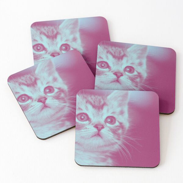 Item preview, Pink and Blue Tabby Cat Design designed and sold by CarefulCreation.