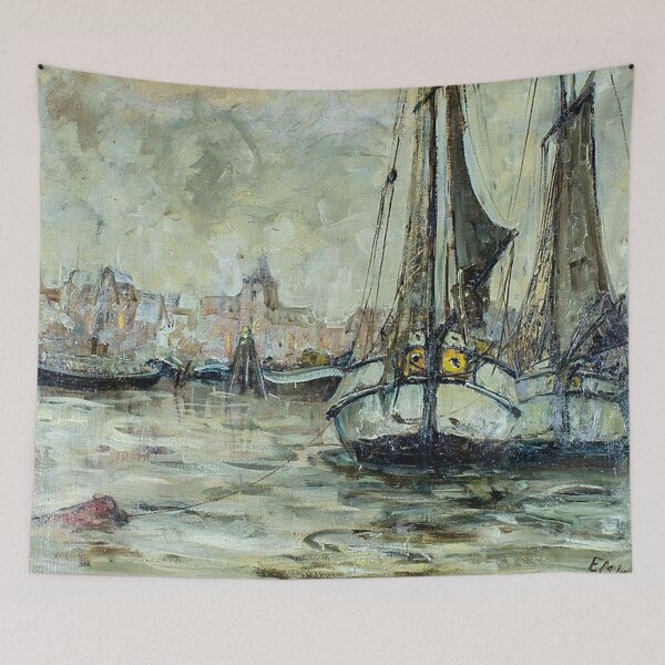 Item preview, Harbor Scene designed and sold by tomorrowsart.