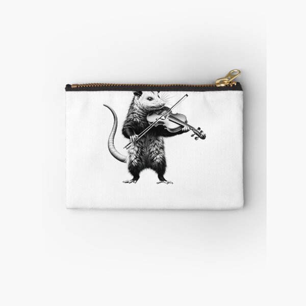 Item preview, Vintage Possum Opossum Playing Violin Violist Violin Player designed and sold by Kimberley King Art  King Art.