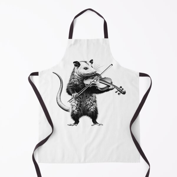 Item preview, Vintage Possum Opossum Playing Violin Violist Violin Player designed and sold by Kimberley King Art King Art.
