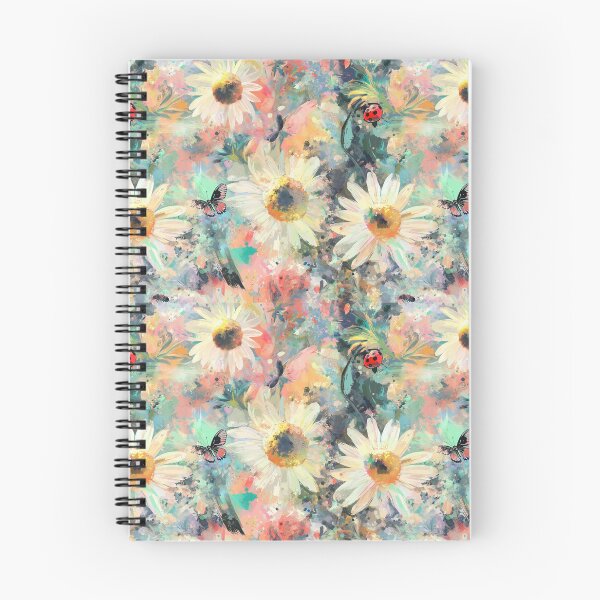 Item preview, Whimsical Daisy Garden - Watercolor Butterflies & Ladybugs Floral Art designed and sold by SheilasDigitalStudio.