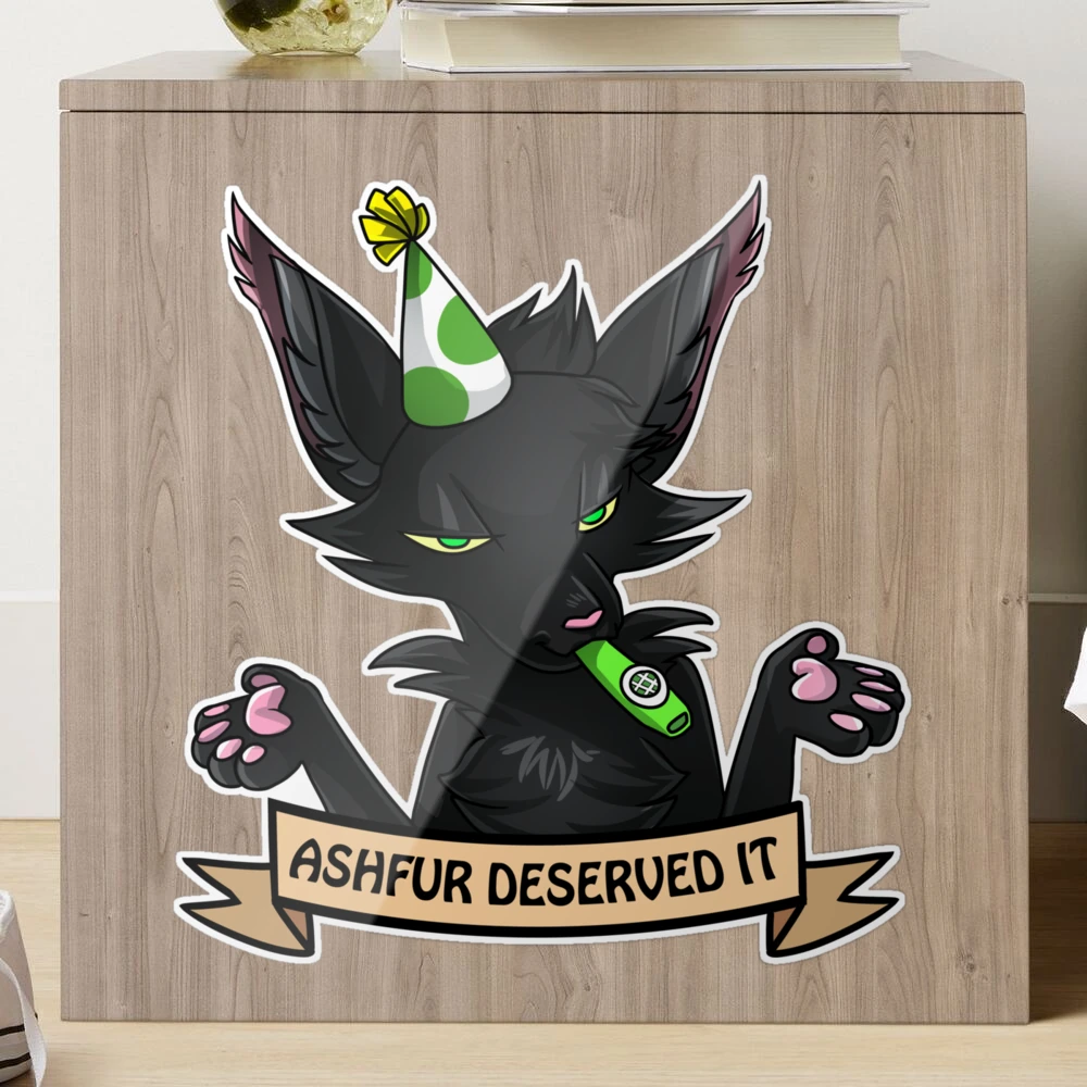 warriors inspired ashfur Sticker for Sale by MagicPistachio