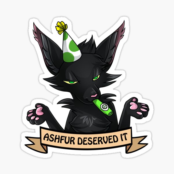 Ashfur Sticker for Sale by P-ess