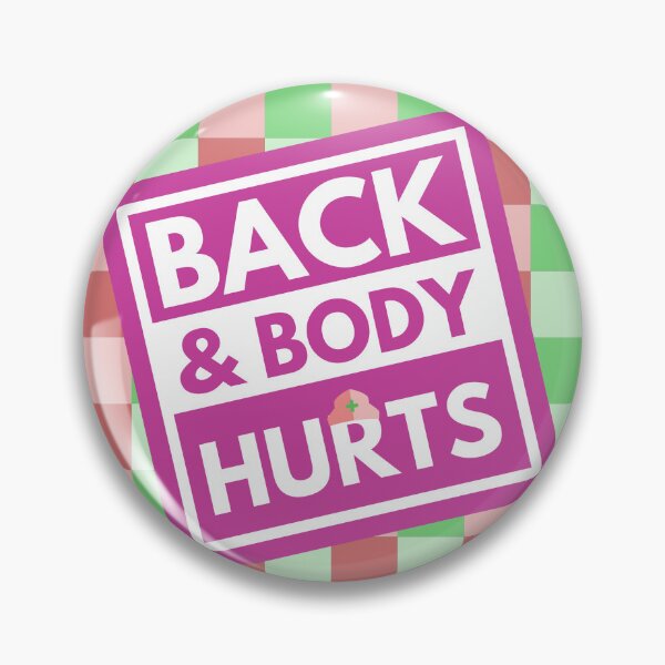 Item preview, Nurse Life: Back and Body Hurts designed and sold by Zakrytos ★★★★★.