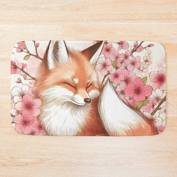 Item preview, Sakura Fox in Serene Harmony designed and sold by inkNext.