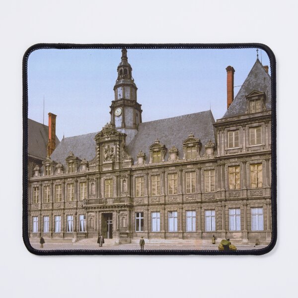Item preview, City Hall in Reims designed and sold by 19th Century in Color.