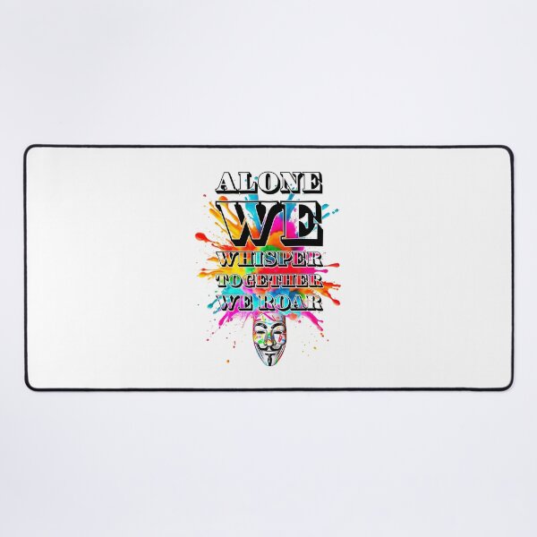 Item preview, Protest slogans. Anonymous. Together we roar. designed and sold by Drone-tees.