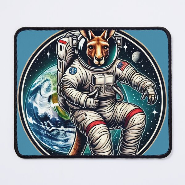 Item preview, Astronaut Kangaroo - Space Explorer Animal Art designed and sold by Nauert's.