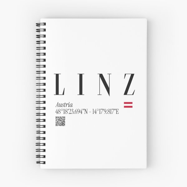 Item preview, Linz – Minimalist city coordinate design with flag designed and sold by Mex Power.