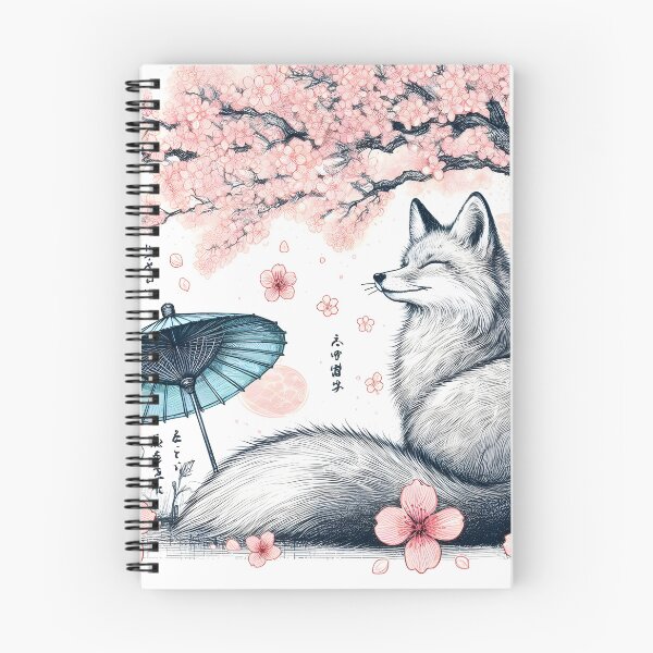 Item preview, Fox in Cherry Blossom Haven designed and sold by inkNext.