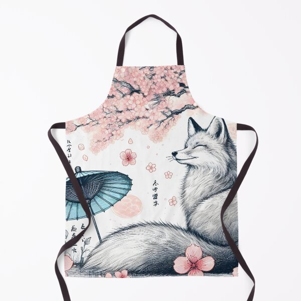Item preview, Fox in Cherry Blossom Haven designed and sold by inkNext.
