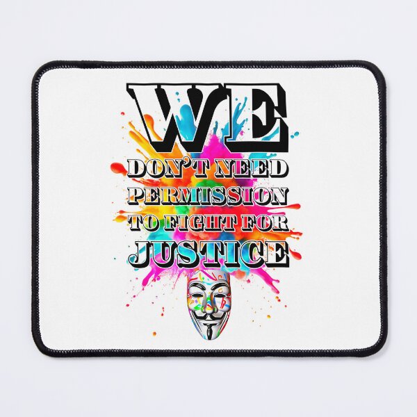 Item preview, Protest slogans. Anonymous. Fight for justice. designed and sold by Drone-tees.