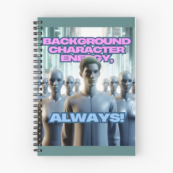 Item preview, NPC Vibes - Background Character Energy... always! designed and sold by nature. electrified..