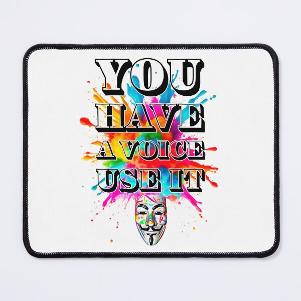 Item preview, Protest slogans. Anonymous. You have a voice. designed and sold by Drone-tees.