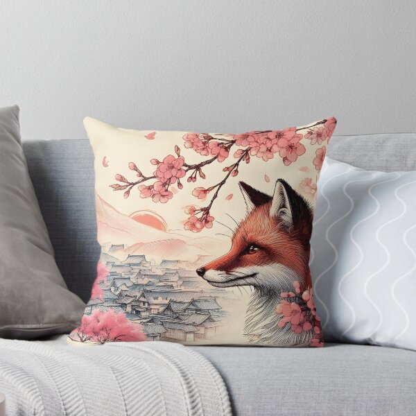 Item preview, Fox in Sakura Blossom Symphony designed and sold by inkNext.