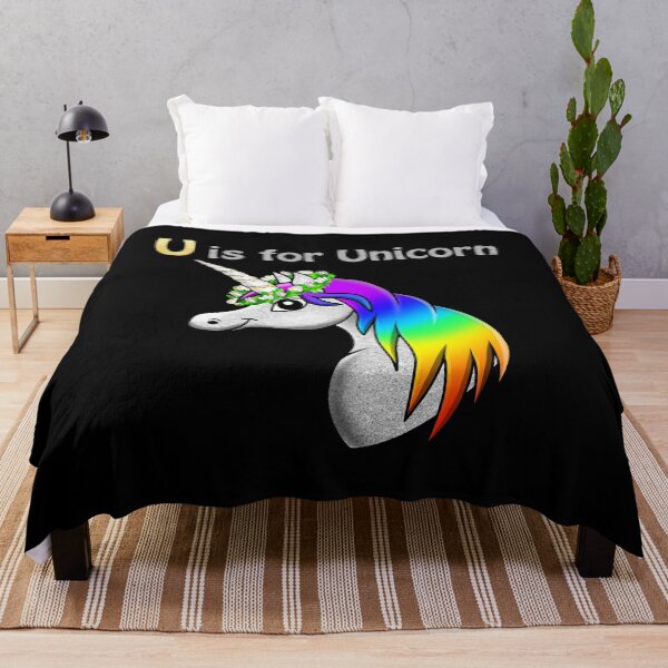 Item preview, Unicorn Statement  - U is for Unicorn designed and sold by talgursmusthave.