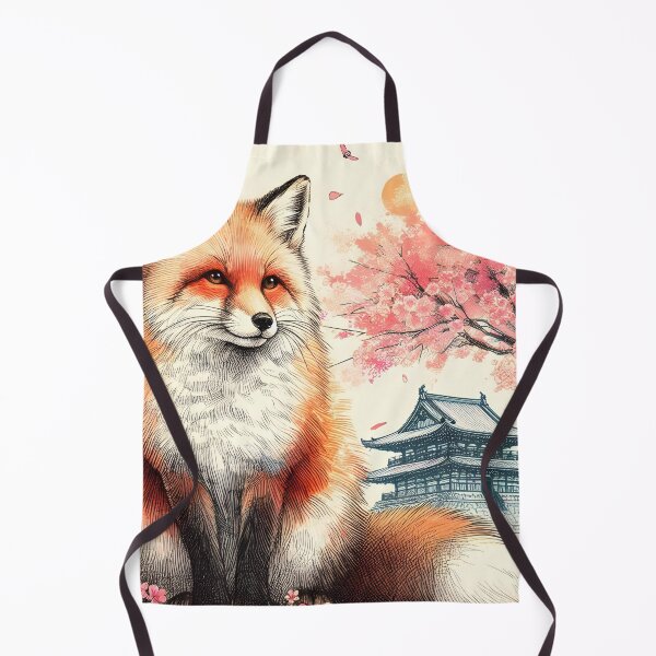 Item preview,  Vibrant Fox in Sakura Splendor designed and sold by inkNext.
