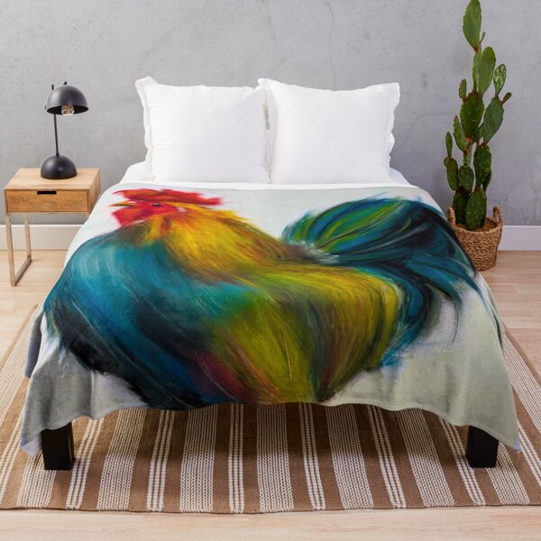 Item preview, Proud rooster, oil pastel, colorful, colorful rooster, Art, Artist: ROSSI designed and sold by ROSSI Roger Wagner.