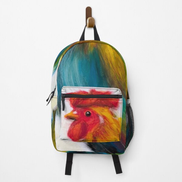 Item preview, Proud rooster, oil pastel, colorful, colorful rooster, Art, Artist: ROSSI designed and sold by ROSSI Roger Wagner.