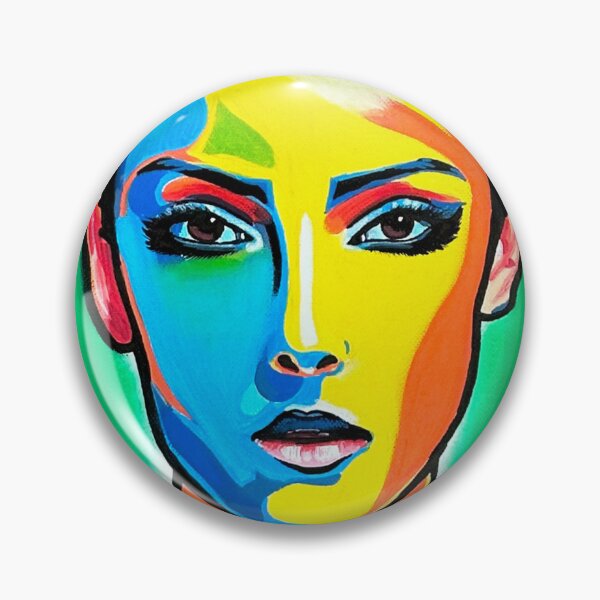 Artikelvorschau, Moderne Kunst, Frauenportrait, Pop art, Kunst, Acryl, Öl-Pastell, Künstler: ROSSI entworfen und verkauft von ROSSI Roger Wagner.