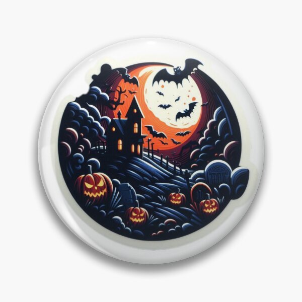 Item preview, Haunted House Halloween Sticker  designed and sold by Main Street and Joy.