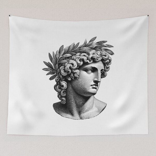 Item preview, A Glimpse into Mythology Hermes Portrait Revealed designed and sold by NTGUILTY.