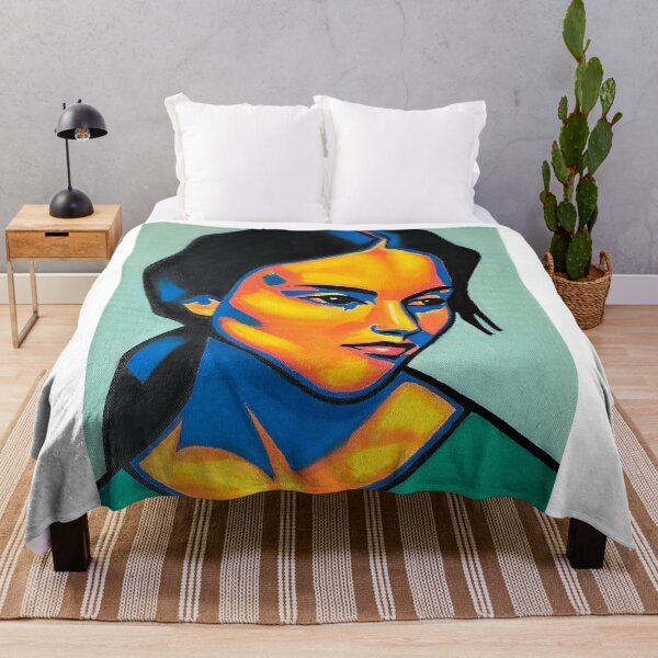 Item preview, Colorful woman's face, artwork, modern art, woman portrait, pop art, artist: ROSSI designed and sold by ROSSI Roger Wagner.