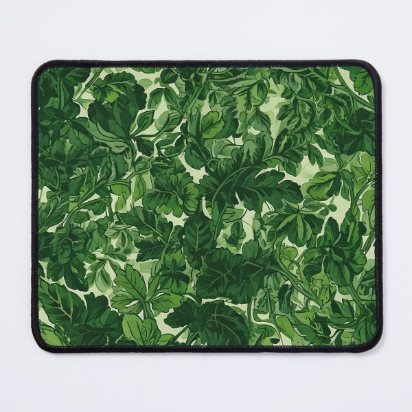 Item preview, Leafy vines hand painted in green nature theme designed and sold by Designbes.