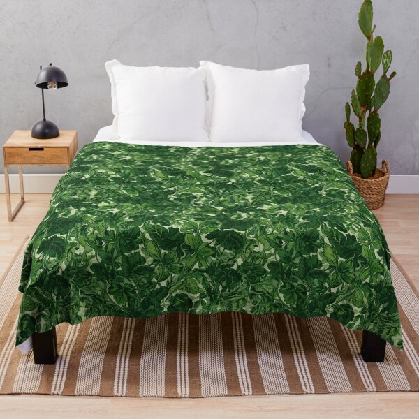 Item preview, Leafy vines hand painted in green nature theme designed and sold by Designbes.