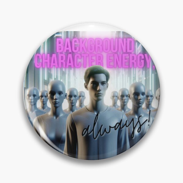 Item preview, NPC Vibes - Background Character Energy... always! designed and sold by nature. electrified..