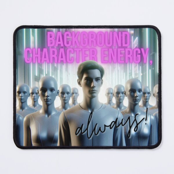 Item preview, NPC Vibes - Background Character Energy... always! designed and sold by nature. electrified..
