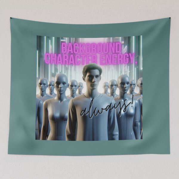 Item preview, NPC Vibes - Background Character Energy... always! designed and sold by nature. electrified..