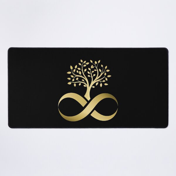 Item preview, Golden Tree of Life with Infinity Symbol - Elegant Spiritual Design designed and sold by EmiBarDesign.