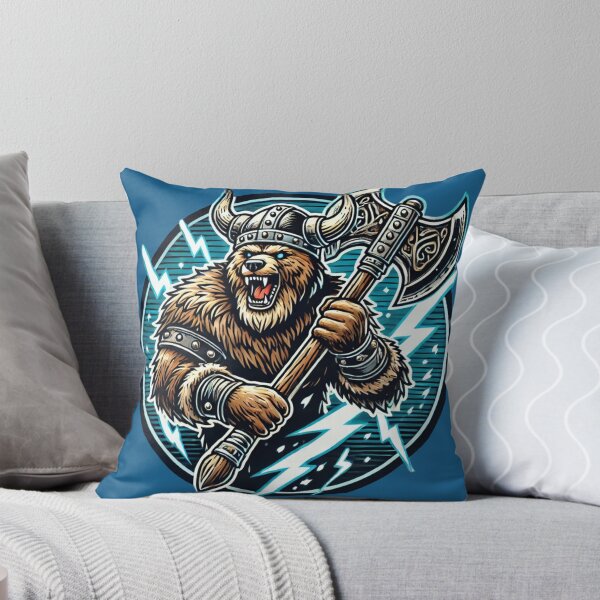 Item preview, Viking Bear - Fierce Warrior Animal Art designed and sold by Nauert's.