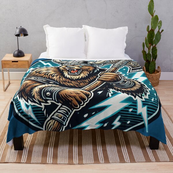 Item preview, Viking Bear - Fierce Warrior Animal Art designed and sold by Nauert's.