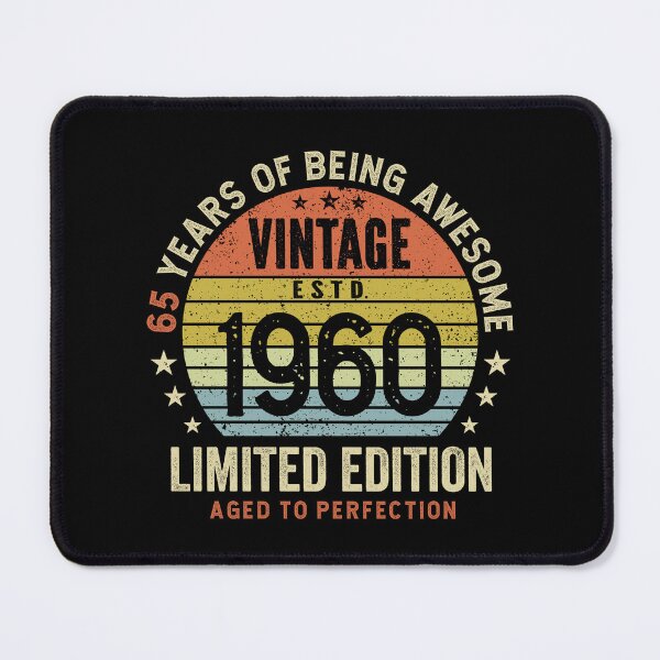 Item preview, 65th Birthday Awesome 65 Years Vintage 1960 designed and sold by eclecTEEq.