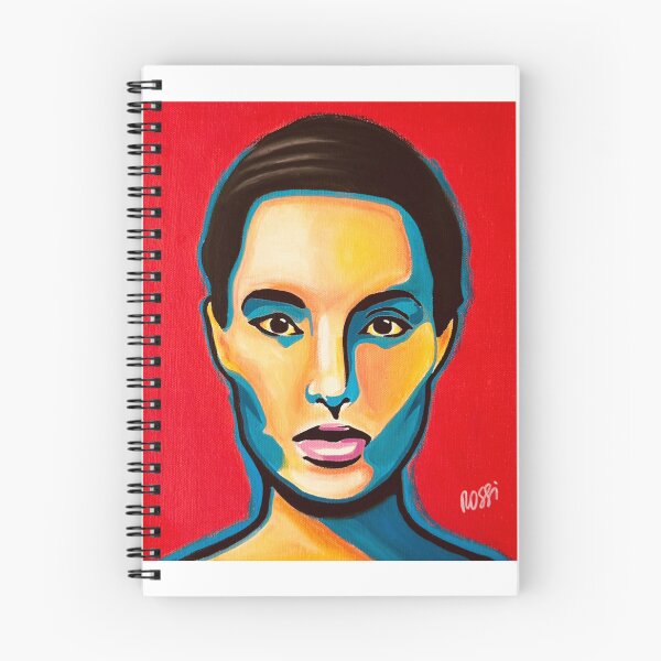 Item preview, Modern Art, Artist: ROSSI, Title: Androgynous Man, Acrylic & Oil Pastel, Male Face designed and sold by ROSSI Roger Wagner.