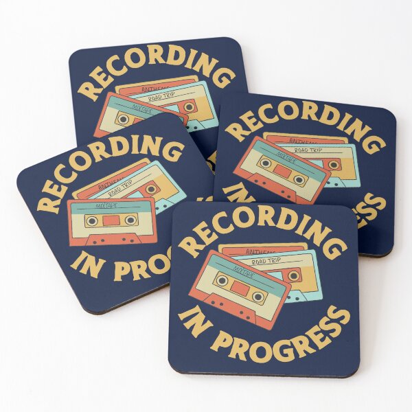 Item preview, Recording In Progress - Retro Cassette Tapes designed and sold by Primroaddesigns.