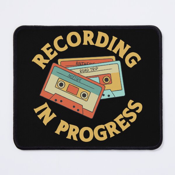 Item preview, Recording In Progress - Retro Cassette Tapes designed and sold by Primroaddesigns.