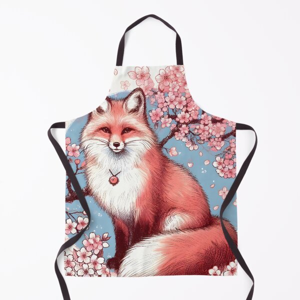 Item preview, Fox in Sakura Blossom Harmony designed and sold by inkNext.