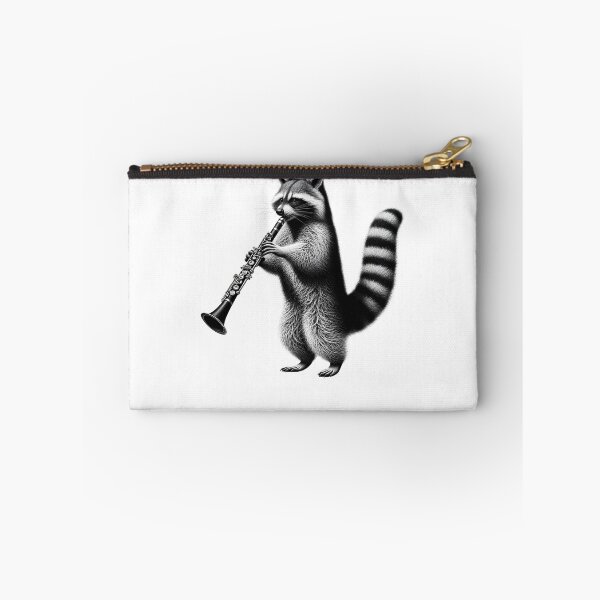 Item preview, Raccoon Playing Clarinet Clarinetist Clarinet Player designed and sold by Kimberley King Art  King Art.