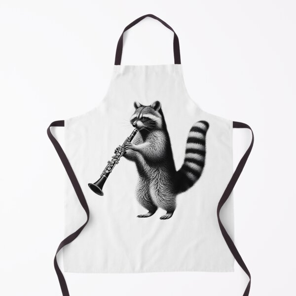 Item preview, Raccoon Playing Clarinet Clarinetist Clarinet Player designed and sold by Kimberley King Art King Art.