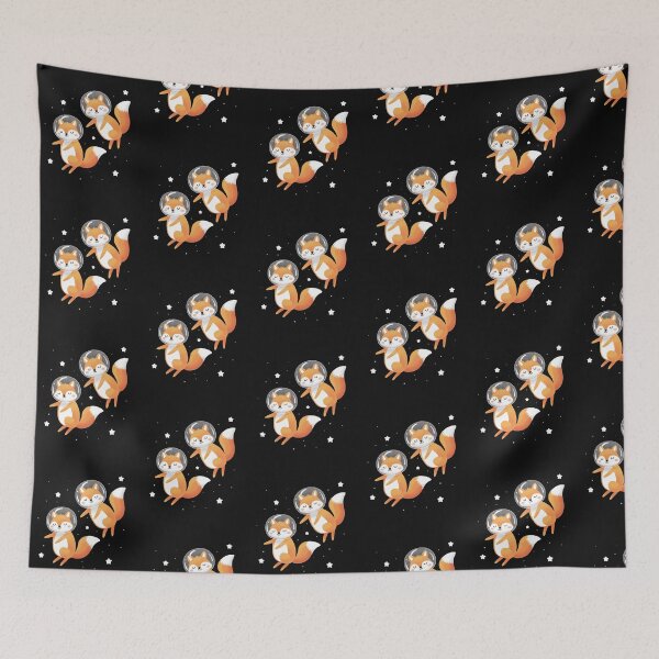 Item preview,  Modern Trendy Funny Cute Space Foxes Astronaut Galaxy designed and sold by SOUFIANE1991.