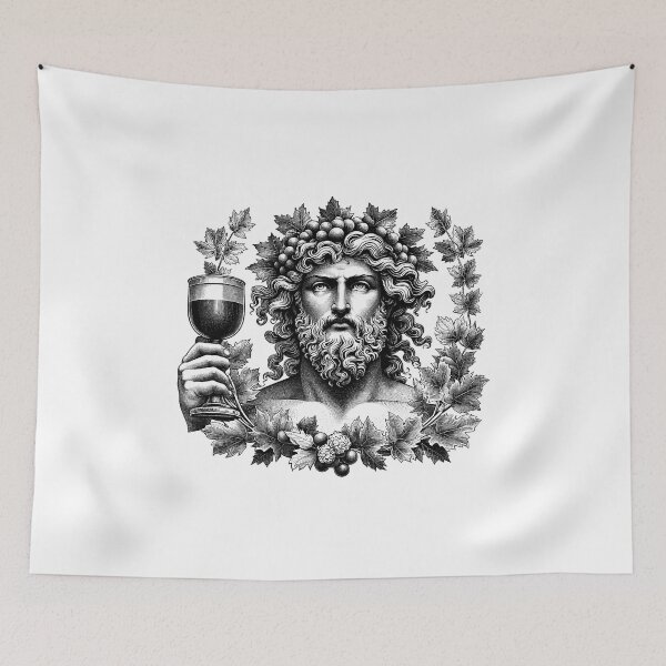 Item preview, A Toast to Eternity Dionysus Portrait Reflects Timeless Beauty and Grace designed and sold by NTGUILTY.