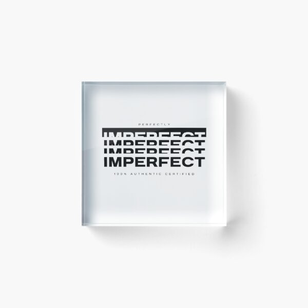 Item preview, Perfectly Imperfect Black designed and sold by BumbleChynxBee.